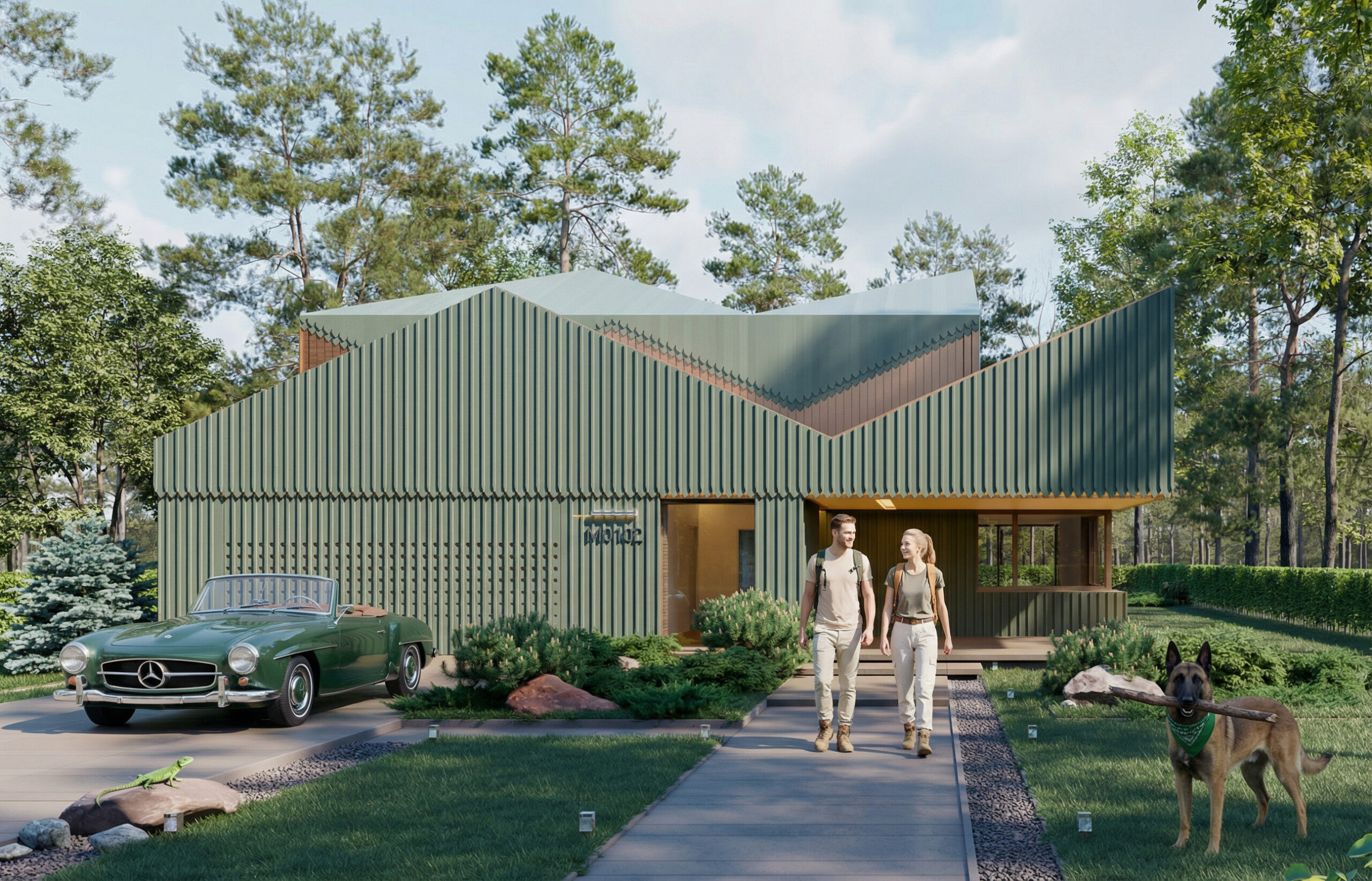 indywidualny projekt domu architekt domów Marcin Januszkiewicz 3xma