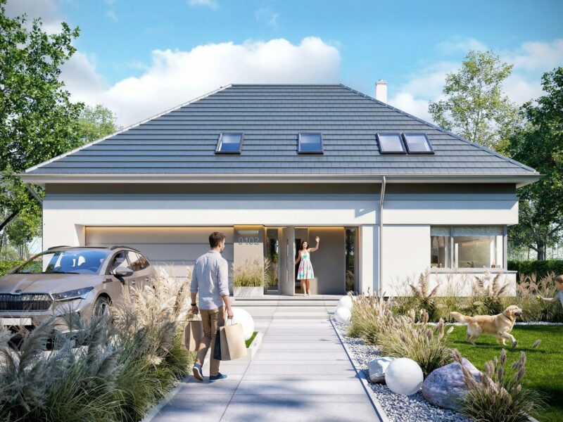 Dom jednorodzinny- projekt indywidualny Marcin Januszkiewicz 3xma